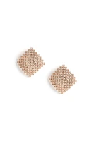 Square Rhinestone Earrings