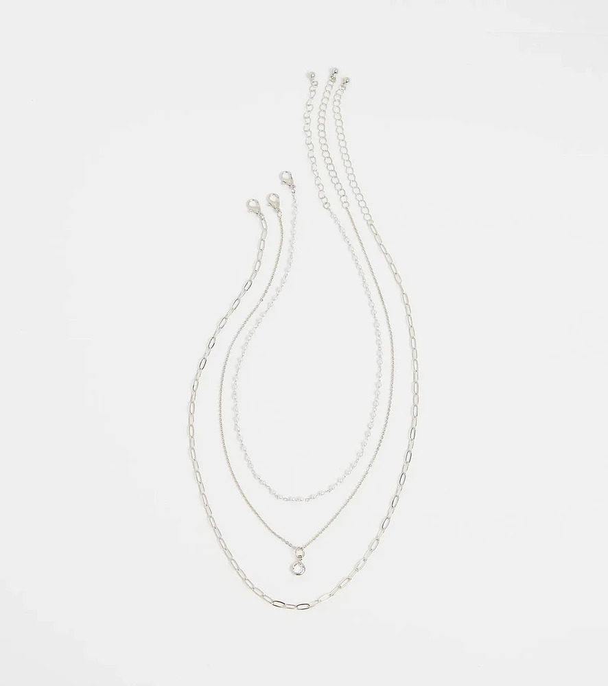 Perfectly Pretty Three Pack Necklace Set