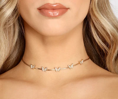 Enchantment Dainty Butterfly Choker