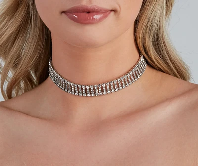 One of A Kind Rhinestone Choker