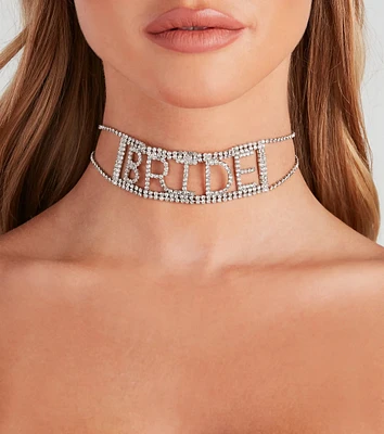 Bride Rhinestone Choker