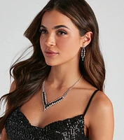 Fine Jewels Necklace And Earrings Set