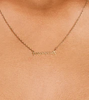 Mama Charm Dainty Chain Necklace