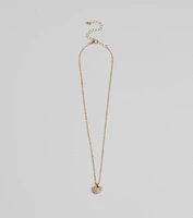 Meet Your Match Faux Pearl Heart Necklace