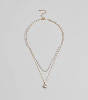 Luxe Moment Faux Pearl Layered Necklace