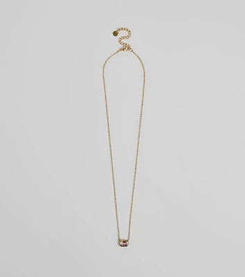 Luxe Moment Dainty Pendant Necklace