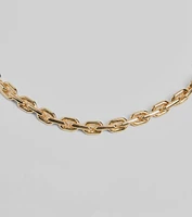 Minimalistic Chain-Link Choker Necklace