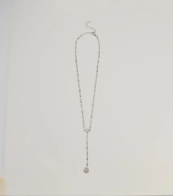 Chic Sparkle Rhinestone Lariat Necklace