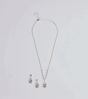 Glam Standard Rhinestone Jewelry Set