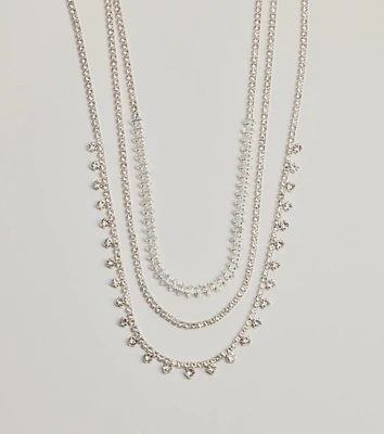 Luxe Dreams Cubic Zirconia Layered Necklace