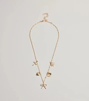 Adorably Glam Multi Charm Necklace