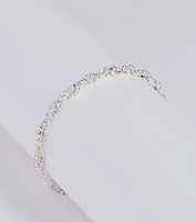 Elevated Chic Rhinestone Twist Bracelet