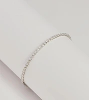 So Sleek Cubic Zirconia Tennis Bracelet