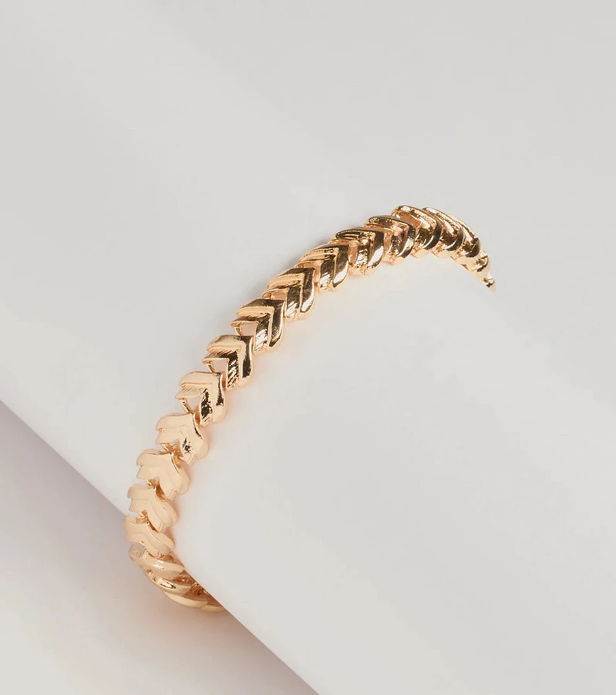 Luxe Trendy Moments Metal Bracelet