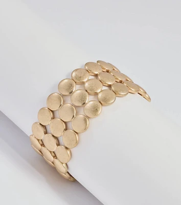 Gleaming Luxe Metal Cuff Bracelet