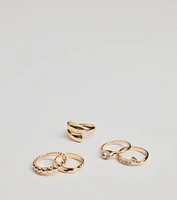 Elevated Chic Five Pack Ring Set