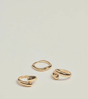 Minimal Glam Geometric Ring Multipack