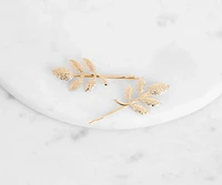 Gold Leaf Bobby Pins 2 Pack