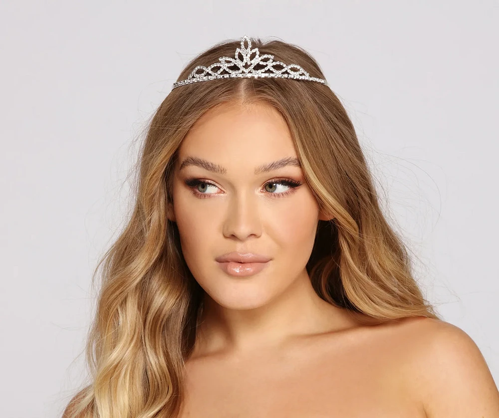 Dream Of Glam Tiered Rhinestone Tiara