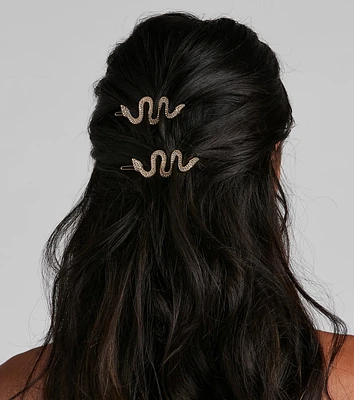 Snake It Till Ya Make It Hair Pins