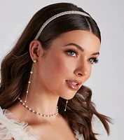 Keep It Neat Faux Pearl Headband Set