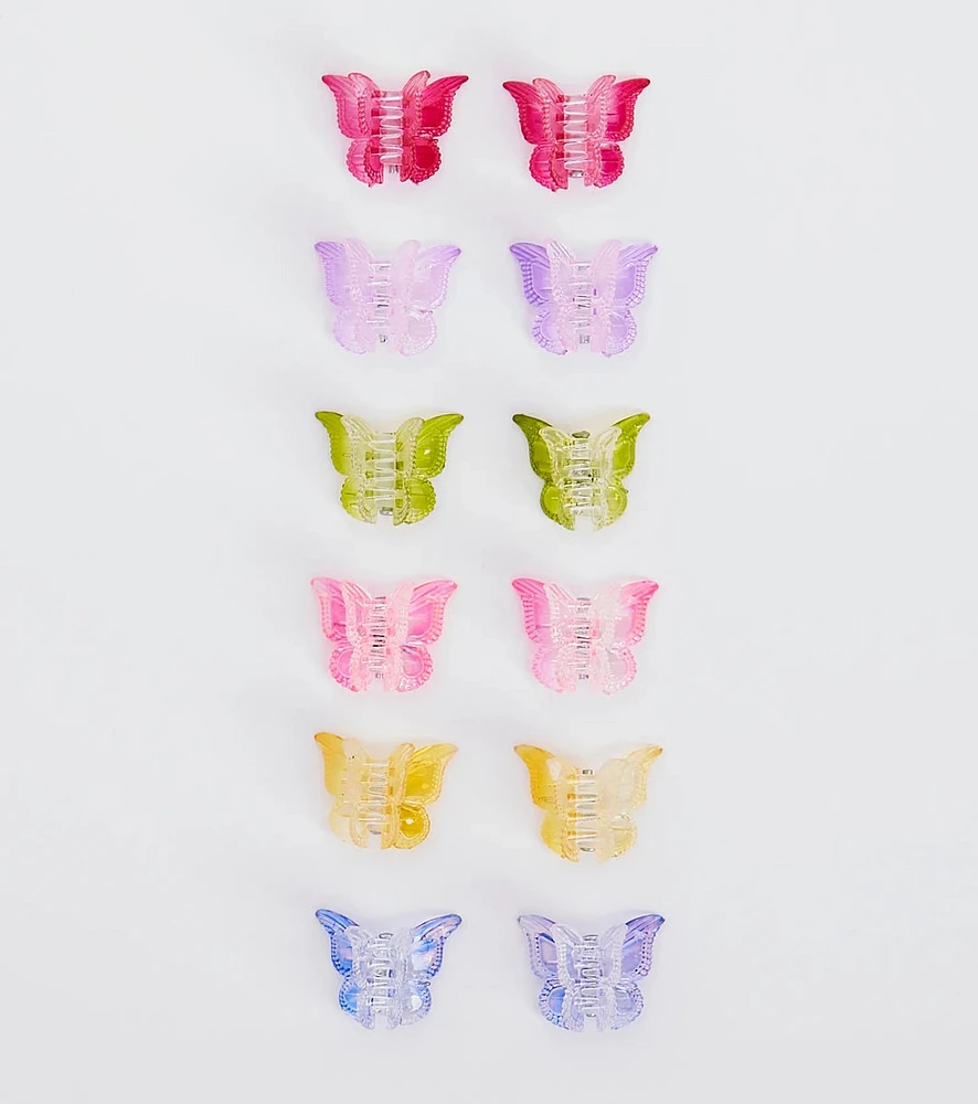 '90s Babe Butterfly Hair Clip Pack