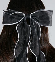 Presently Posh Tulle Bow Barrette