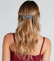 Feeling Pretty Rhinestone Bow Barrette