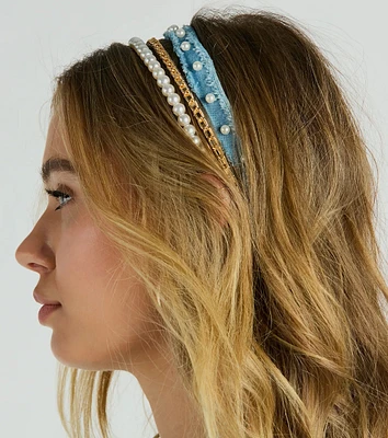 Blissfully Cute Three Piece Headband Set