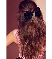 Graceful Glamour Satin Hair Bow Clip