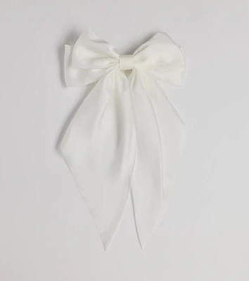 Delicate Glam Large Hair Bow