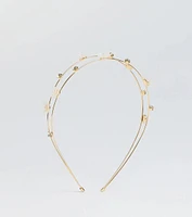 Ethereal Glam Rhinestone Flower Headband