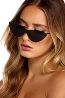 Edgy Cat Eye Sunglasses