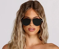 Deep Reflections Ombre Aviators