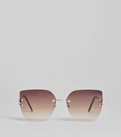 Fave Trend Oversized Cat-Eye Sunglasses