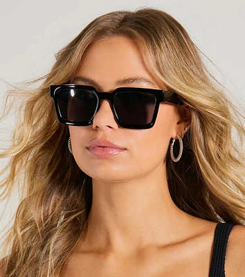 Looking Sleek Square-Frame Sunglasses