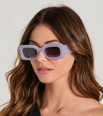 Trendy Mood Rectangle Sunglasses