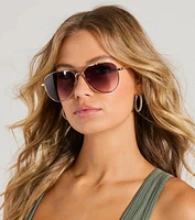 Instant Classic Aviator Sunglasses