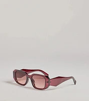 Elevated Glam Rectangle Sunglasses