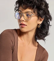 Classically Chic Blue Light Eyeglasses