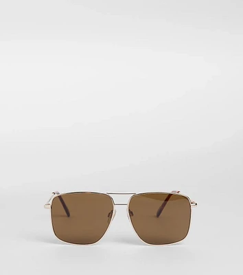 Trendy Sleek Oversized Square Sunglasses