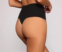 Smooth Mid Rise Shaper Thong