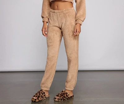 Cozy Cutie Sherpa Pajama Joggers