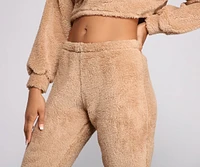 Cozy Cutie Sherpa Pajama Joggers