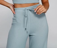 Sleeping Wide-Leg Pajama Pants