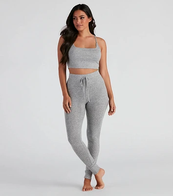 Perfect Night Top And Leggings Set