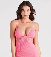 Sweet Seamless Cutout Romper