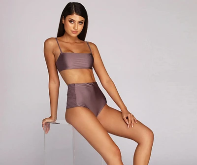 Back It Up Strappy Swim Top