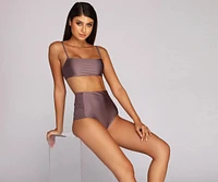 Back It Up Strappy Swim Top