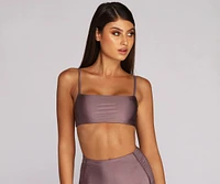 Back It Up Strappy Swim Top